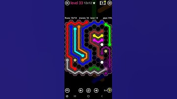 How To Solve Flow Free Hexes 12x12 Mania Level 33 Board Walk Through Solution Walkthrough