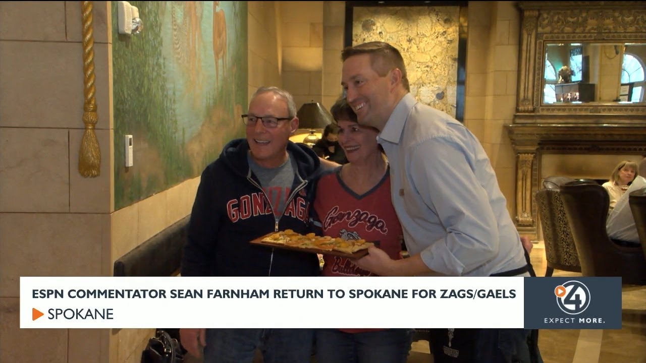 ESPN commentator Sean Farnham returns to Spokane for Zags/Gaels