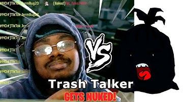 Trash Talker gets NUKED! In Cod VANGUARD (V2 ROCKET ON TRASH TALKER) MUST SEE!!!