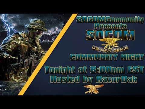 SOCOM 1 Community Night! Type !SOCOM for how to play