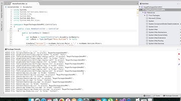 Manage Nuget Packages in Visual Studio for MAC Preview