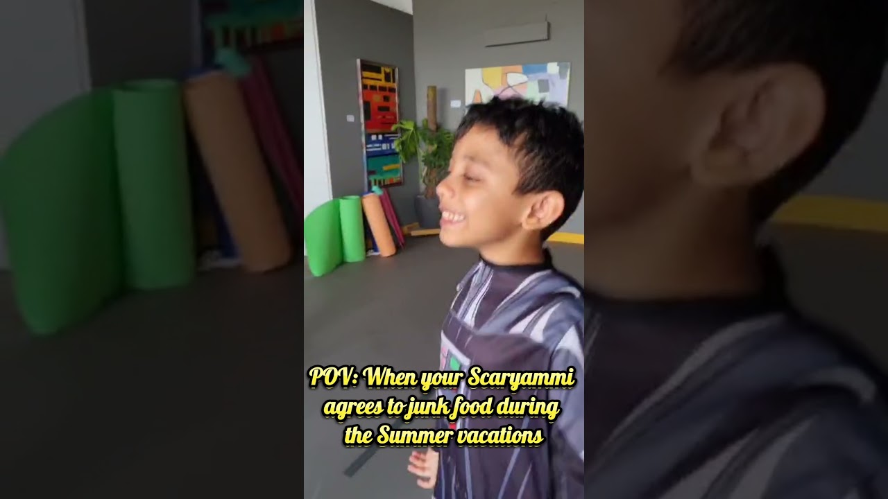 When your Scaryammi agrees to junk food 