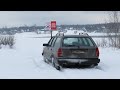 VW Passat B2 Syncro. Легкий снег.