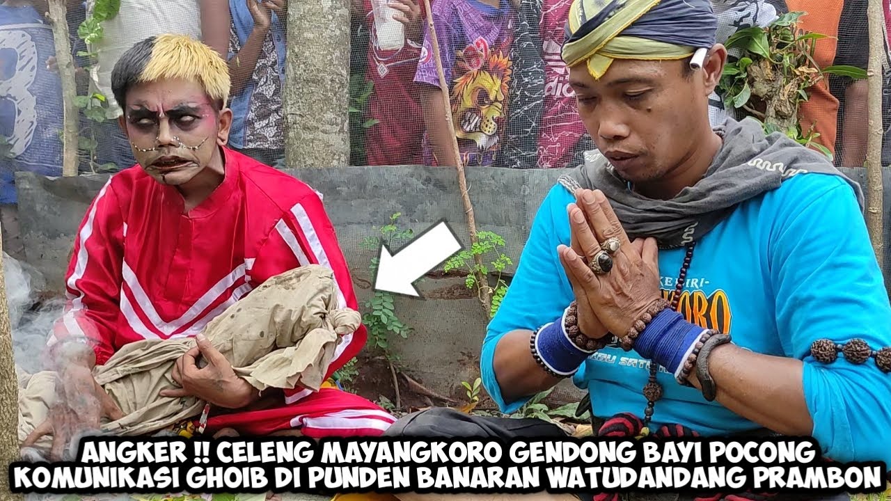 Angker !! CELENG MAYANGKORO Gendong Pocong ‼️ Komunikasi GHOIB Di Punden Banaran WatuDandang Prambon