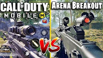 Call Of Duty Mobile Vs ARENA BREAKOUT In-Depth Comparision