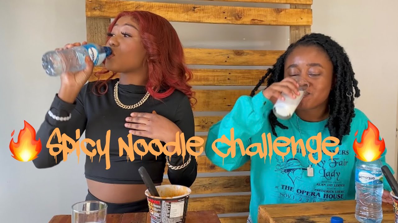 Spicy Noodle Challenge ft. Puku