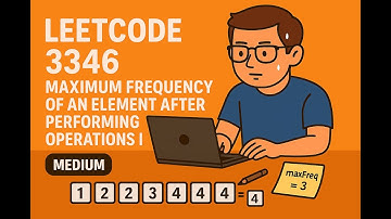 LeetCode 3346 | Maximum Frequency of an Element After Performing Operations I [medium]
