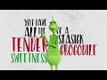 O grinch  youre a mean one mr grinch lyric