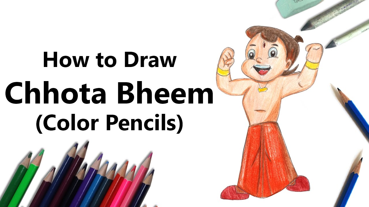 HomeSpunAround Saturday Art School How to Draw Chota Bheem