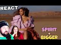 REAGINDO: BEYONCÉ - SPIRIT + BIGGER (REACTION)