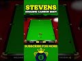 Steven’s AMAZING Cannon Shot! 😱🎱#snooker #shorts