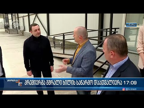 პრემიერმა მშრალი ხილის საწარმო დაათვალიერა
