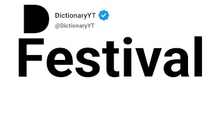 Festival Synonyms | Thesaurus | Similar Words 