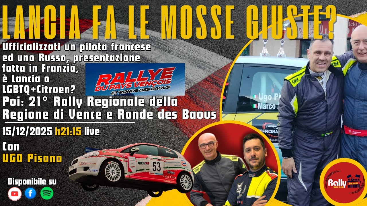 Lancia: davvero o è una Citroen LGBT? - Poi Corrado che gara in Francia! Con Ugo Pisano - Ep.12 St.1