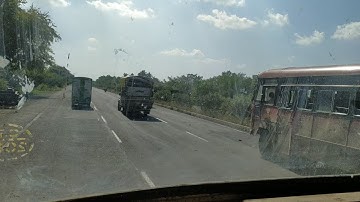 Overtaking thriller MSRTC Bus trying to Overtakes another MSRTC Bus