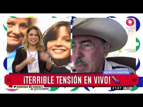 ¡Terrible tensión en vivo!