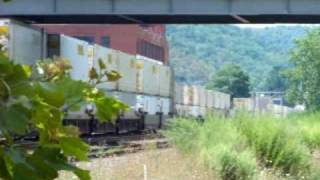 NS Stack Train in Homestead, Pa.
