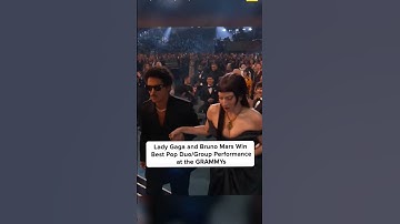 BEST POP DUO 🥺❤‍🔥                                   #2025grammys/#brunomars /#ladygaga