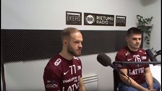 Kostusevs un Akmeņlauks viesojas Rietumu Radio, 22.01.2020