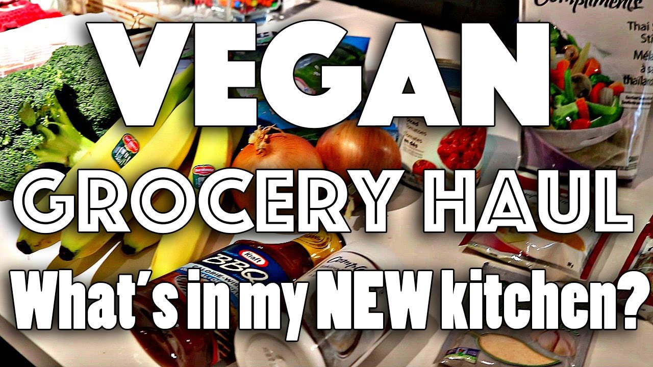 What's in My VEGAN Kitchen + GROCERY HAUL - YouTube