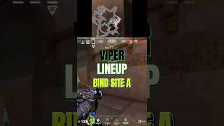 Insane Viper Lineup on Bind A Site 💚 | Valorant Tips & Tricks by Lavioxel