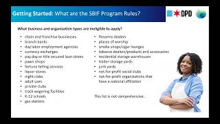 SBIF Rollout Webinar: August 2023