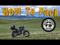 How To Pack a TW200 for MotoCamping | What I'm Bringing with me this Summer