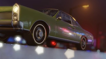 Eevee car render. Blender 2.8 Demo