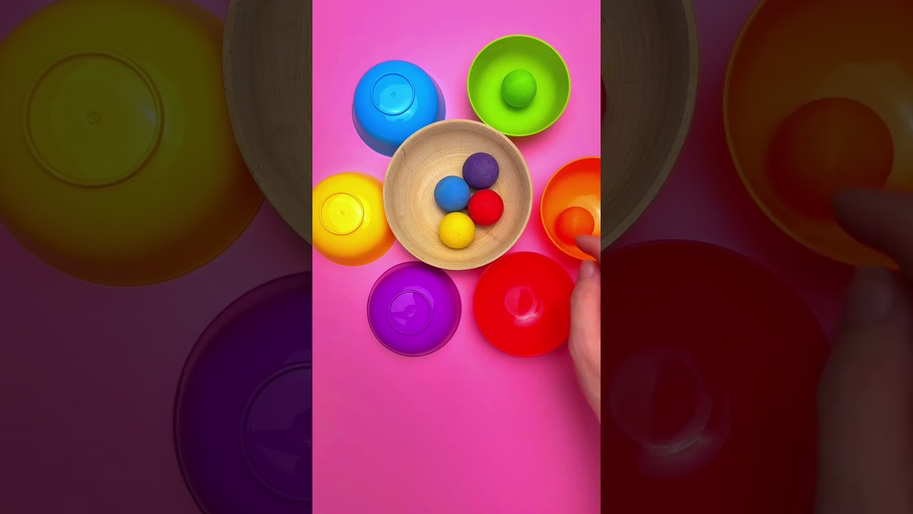 no download flash casino What Color Is This? 🎨 Balls & Bowls Fun Sorting Game! kidsactivities shorts