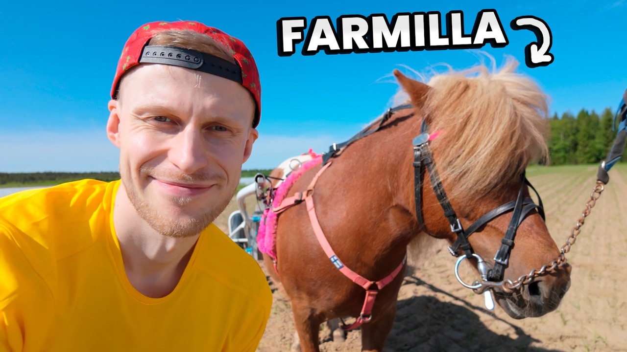 vietin päivän maatilalla!