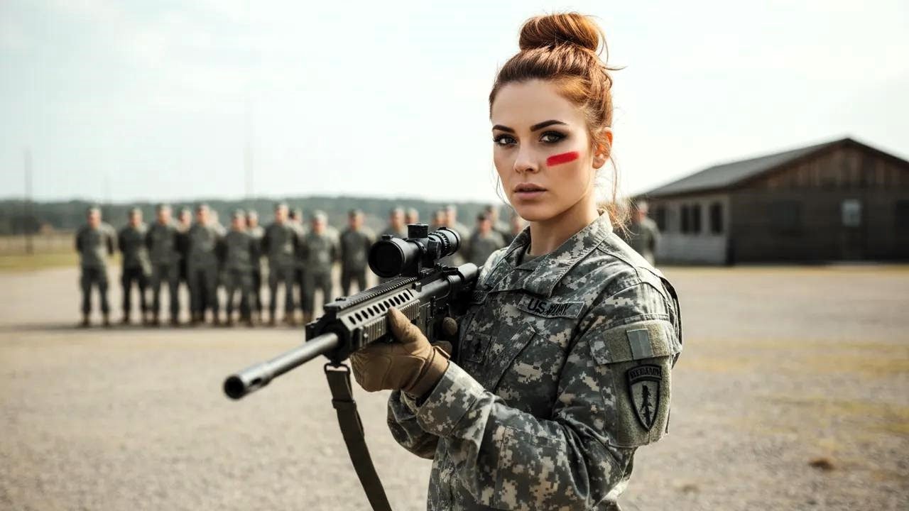 Rekruci GROM śmiali się, gdy podniosła karabin M24—aż dowódca ogłosił: najlepszy snajper armii