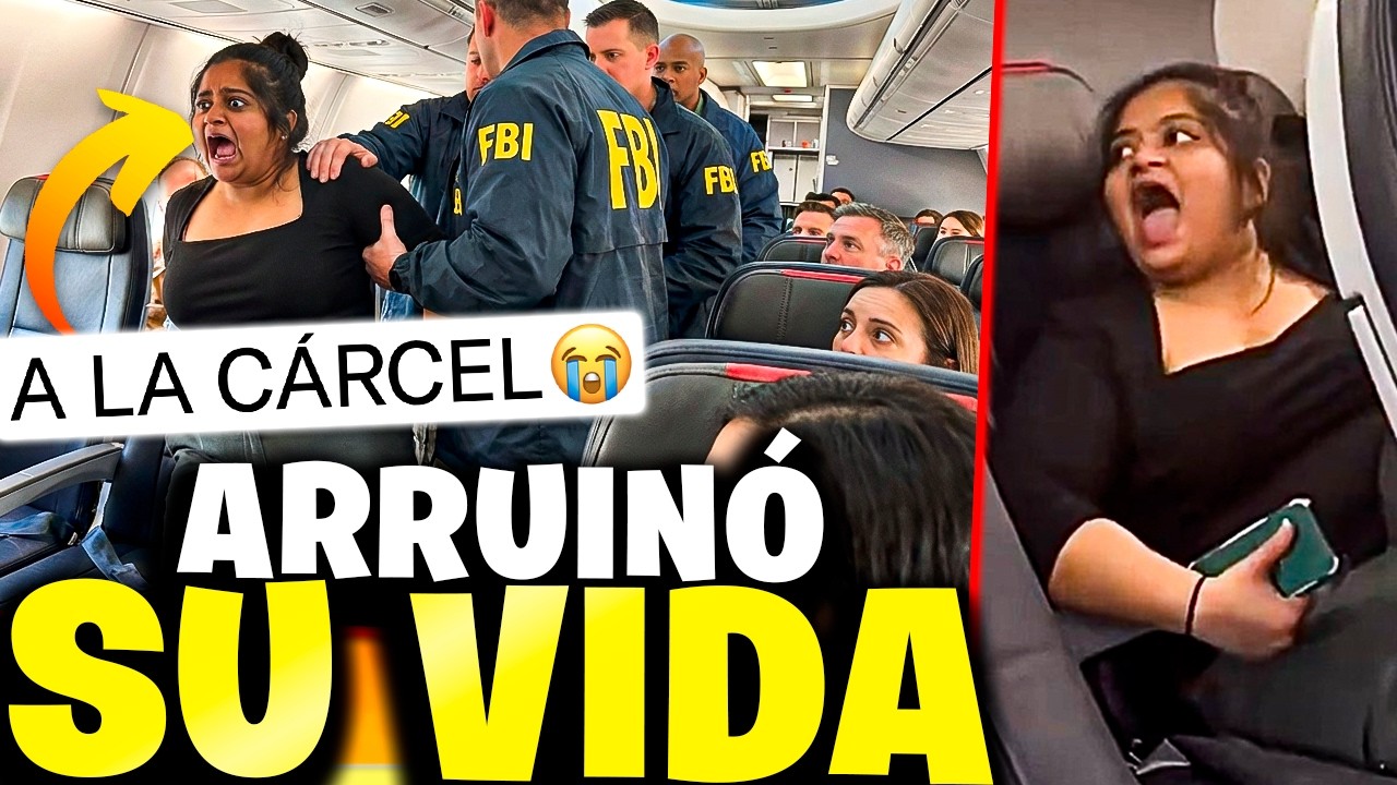 Se volvió LOCA en pleno vuelo… y terminó ARRESTADA 💀 por escuchar música a todo volumen