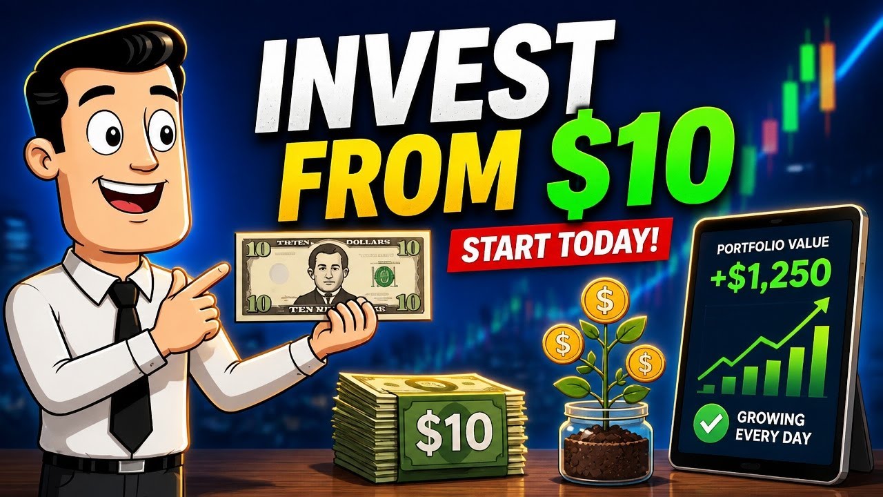 How to Start Investing with Just $10 Step by Step - YouTube