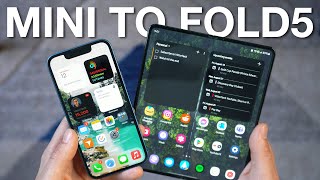 I switched to the Samsung Fold5 from iPhone 13 mini - Here's why...