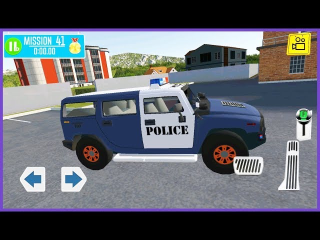 Best Android Games! Roundabout 2: A Real City Driving Parking Sim - Police Car Game-Android Gameplay class=