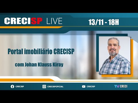 Portal imobiliário CRECISP - Johan Klauss Kiray