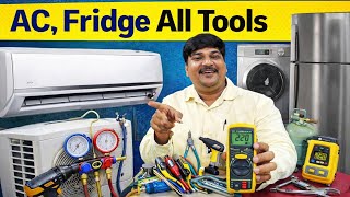 🔧 AC, Fridge All Tools Explained | Complete HVAC Tools Guide | Technician Training Hindi #ac #hvac 