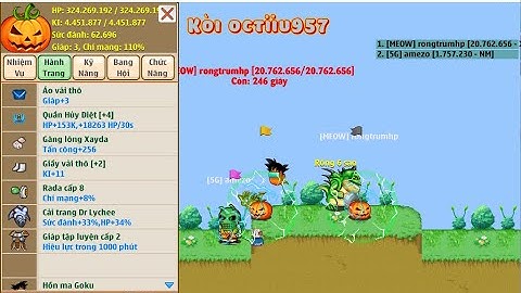 Ngọc Rồng Online | Kỉ Niệm Đua Top Pet Đầu Tiên Sever 10