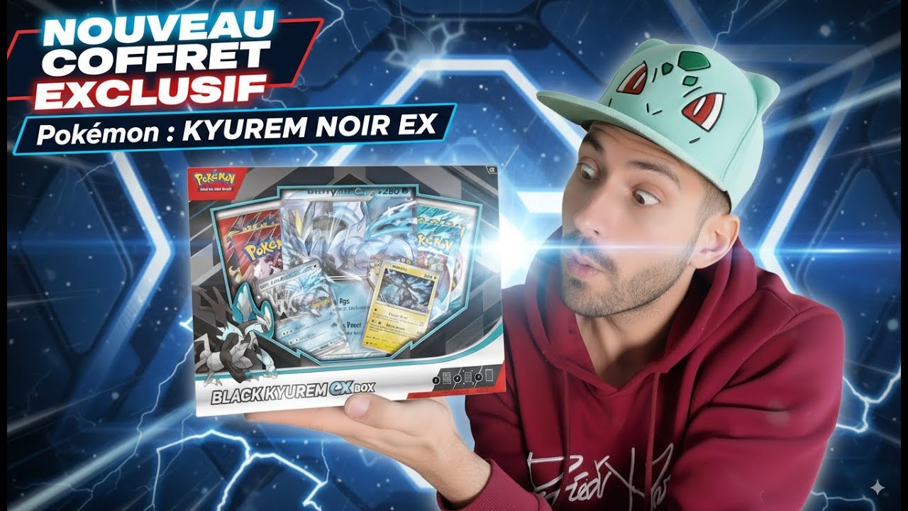J’ouvre le COFFRET KYUREM NOIR EX Pokémon – Du FUN et des SURPRISES ! 😱