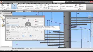 tuto-25-  Inventor 2014 Création escalier colimaçon --partie 2--