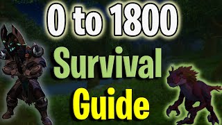 0 to 1800 Survival Hunter -  WoW Dragonflight Solo Shuffle Guide
