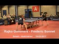 Rajko Gommers vs Frederic Sonnet