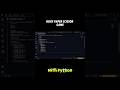 Rock Paper Scissors Game with Python | Python Mini Project #shorts