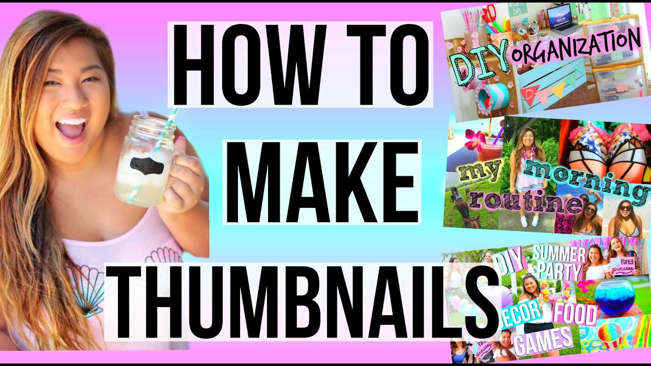 how to make a thumbnail for youtube with picmonkey