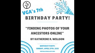 "Finding Photos of Your Ancestors Online" by Katherine R. Willson