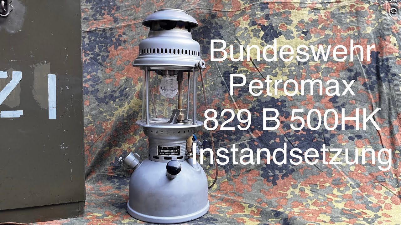 Bundeswehr Petromax 829 B 500 HK - Instandsetzung