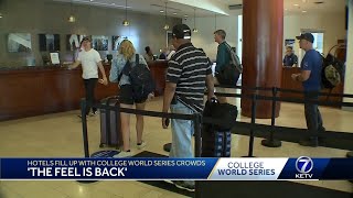 'The feel is back': Hotels fill up with College World Series crowds