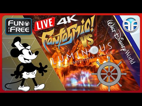 🔴 LIVE: Disney World – YOU Pick! Fantasmic vs Disney Fireworks (4K)