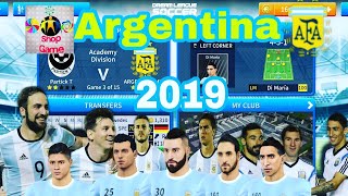 Hướng Dẫn Hack đội Hình Argentina 2019 - Hack Team Argentina Figure ( Dream League Soccer 2019)