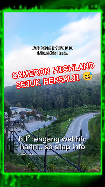 haishhh korg ni.. kn da slh info, kna tanya org² Cameron sndri ye dok?? ajom.. stanby bju tebal